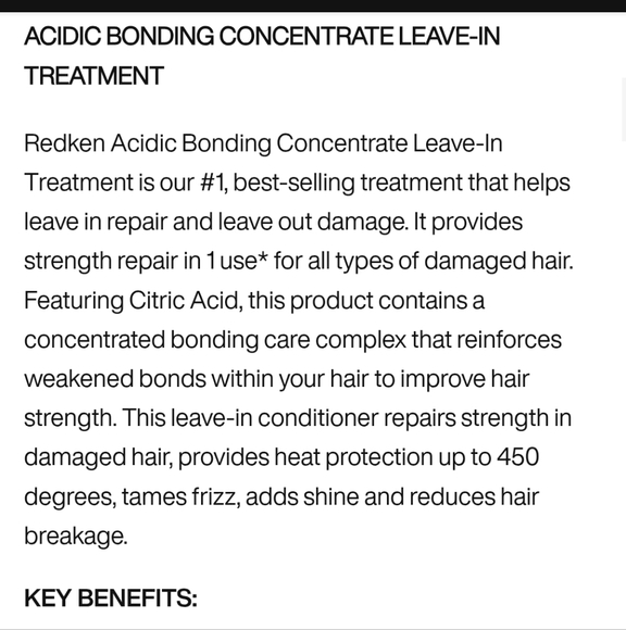 NWT REDKEN ACIDIC BONDING TRIO - Picture 6 of 14